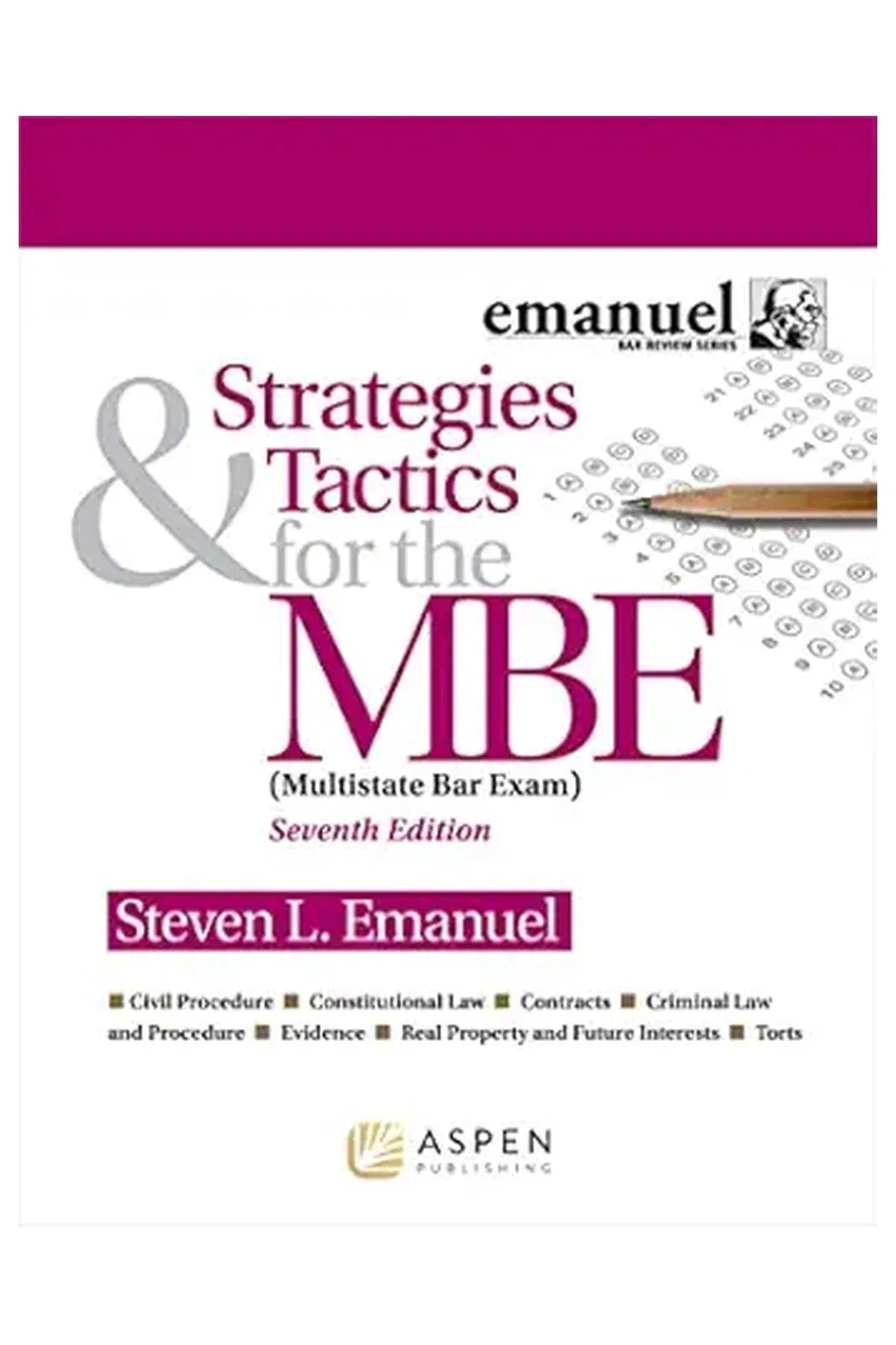 Strategies & Tactics for the MBE (Bar Review)